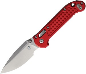 MCT58726 Microtech LUDT Ram-Lok Pocket Knife Stonewash Frag
